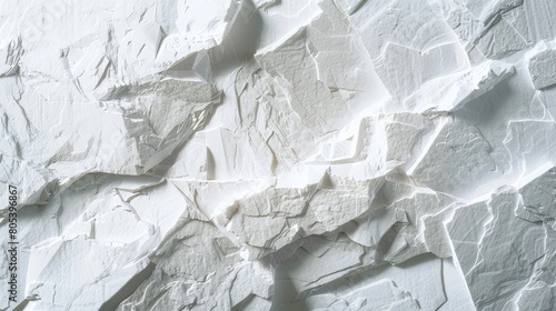 A close up of a white rock texture. photo
