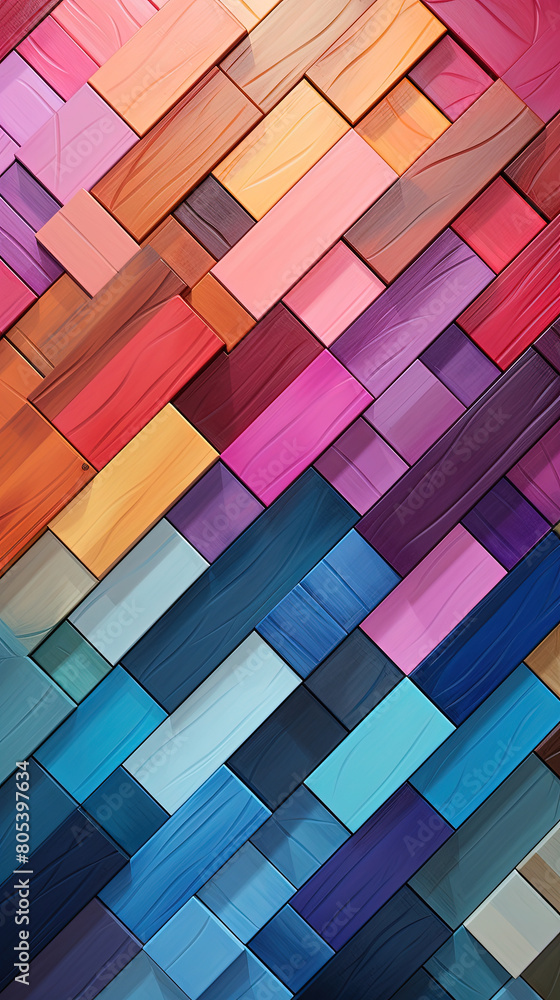 Artisty An Abstract Oil Painting Of A Vibrant Squares Pattern Artisty An Abstract Oil Painting Of A Vibrant Squares Pattern
