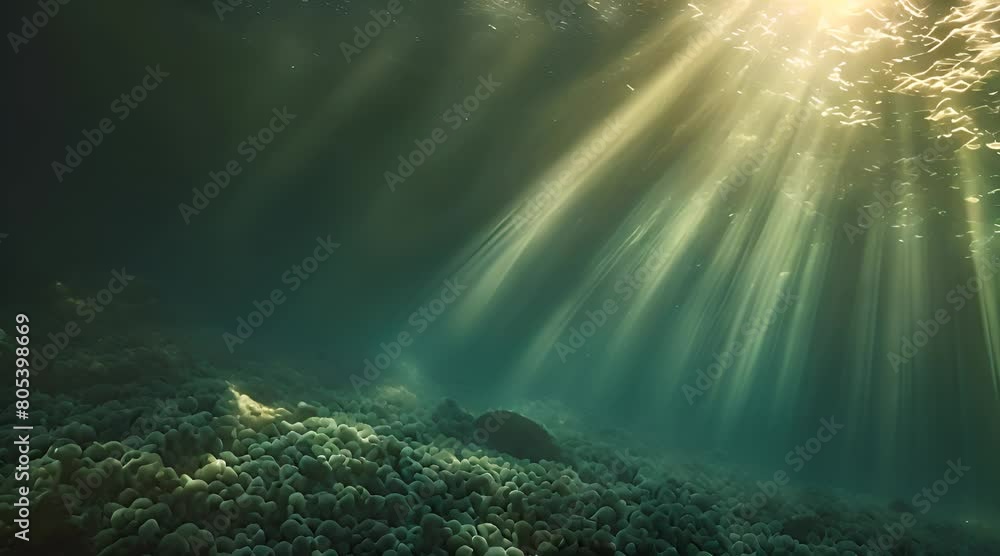 Where Sunlight Meets the Ocean's Embrace: Unveiling the Magic of Underwater Sunbeams Where Sunlight Meets the Ocean's Embrace: Unveiling the Magic of Underwater Sunbeams