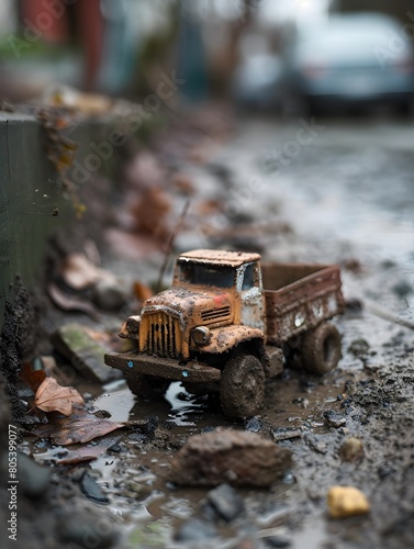 A Toy Trucks Adventures Etched in Mud and Rust A Tale of Childhood Play and Times Passage