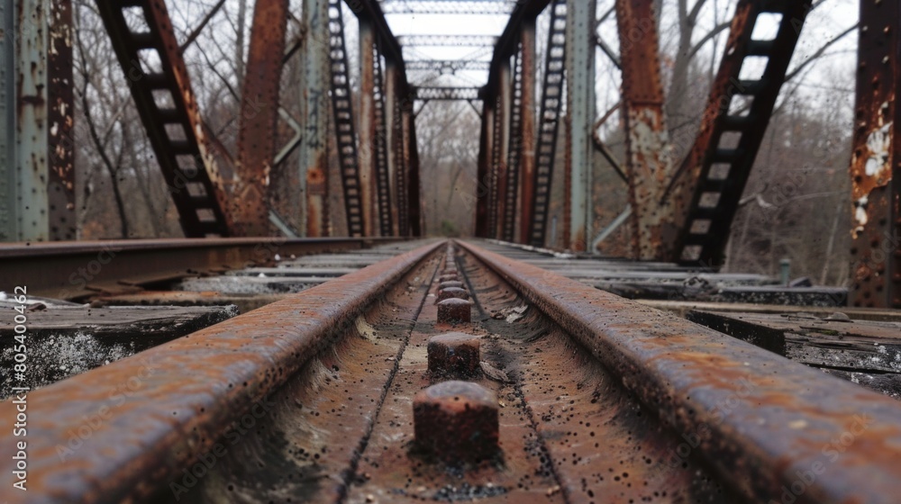 Rustic Steel, Part of Old Bridge. Old bridge construction parts, metal elements. Rustic Steel, Part of Old Bridge. Old bridge construction parts, metal elements.