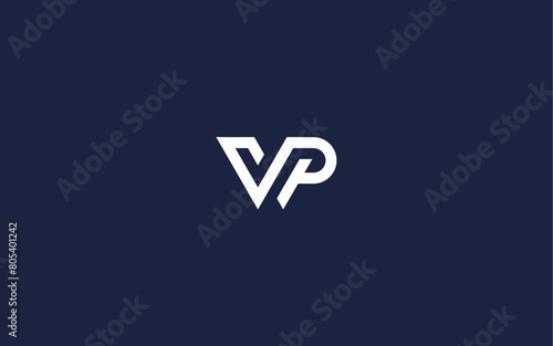 letter vp logo icon design vector design template inspiration