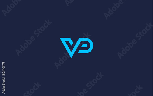 letter vp logo icon design vector design template inspiration