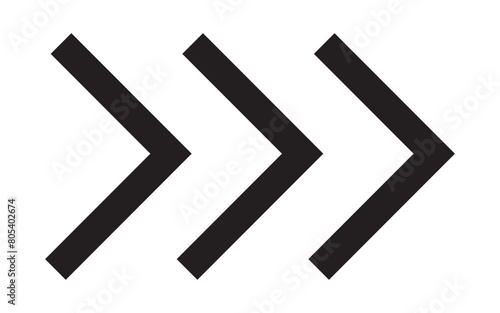 Free Download right arrows direction advancement silhouette style icon vector illustration - GFXLoad