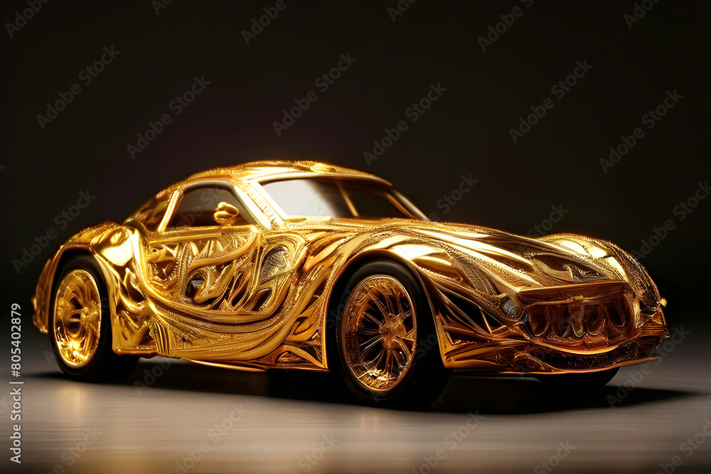 You dream of a car made of gold