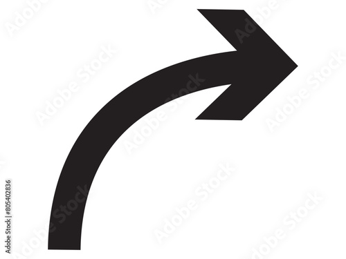 Go back right return arrow icon, right vector arrow icon