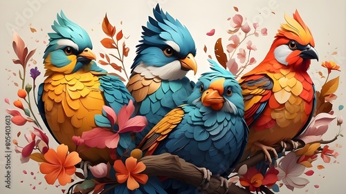 Celebrate the diversity and wonder of national birds through a range of stylistic renderings  each one more creative and visually striking than the last.