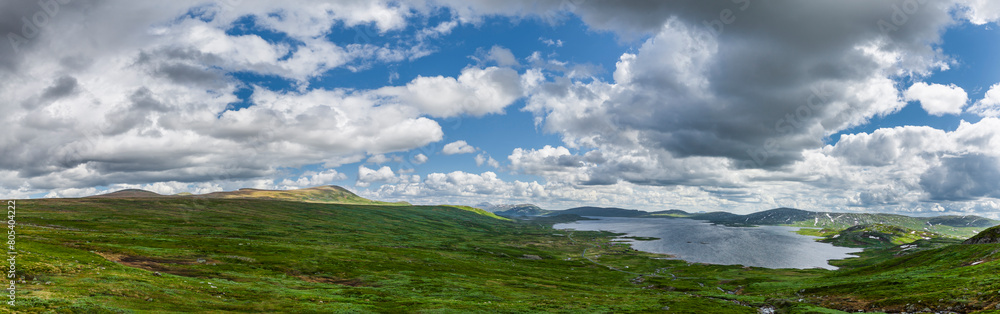 Bergsee Vinstre am Jotunheimwegen in Norwegen