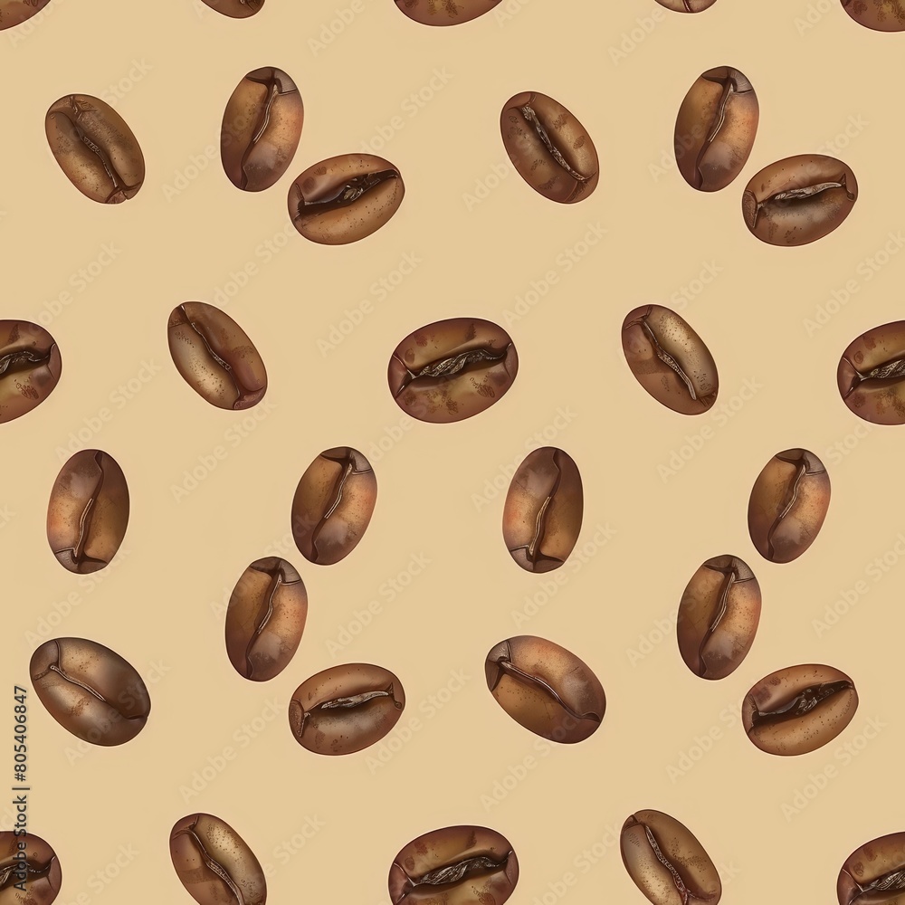 Coffee beans abstract pattern background Coffee beans abstract pattern background