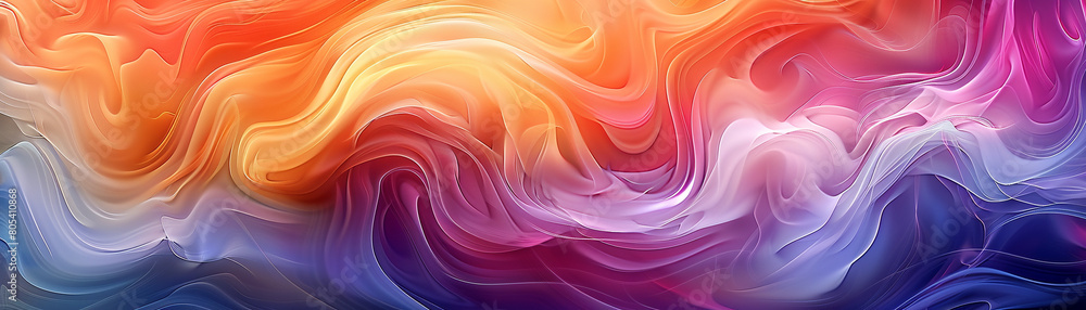 Multicolored swirls and curves creating a sense of movement and energy Multicolored swirls and curves creating a sense of movement and energy
