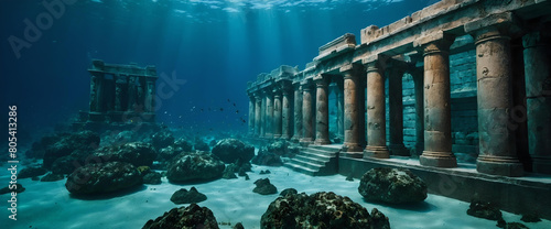 The ancient civilization of Atlantis