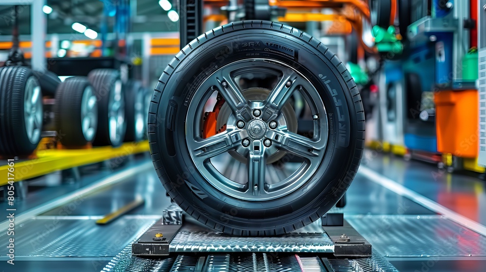 Wheel Balancing on a Special Machine to Ensure Optimal Vehicle Stability and Smooth Driving Wheel Balancing on a Special Machine to Ensure Optimal Vehicle Stability and Smooth Driving