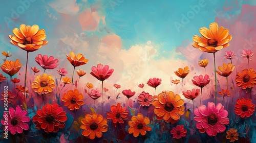하늘 과 꽃 © 지형 홍