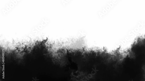 Layers of soft vapor blending into an atmospheric and moody abstract representation

