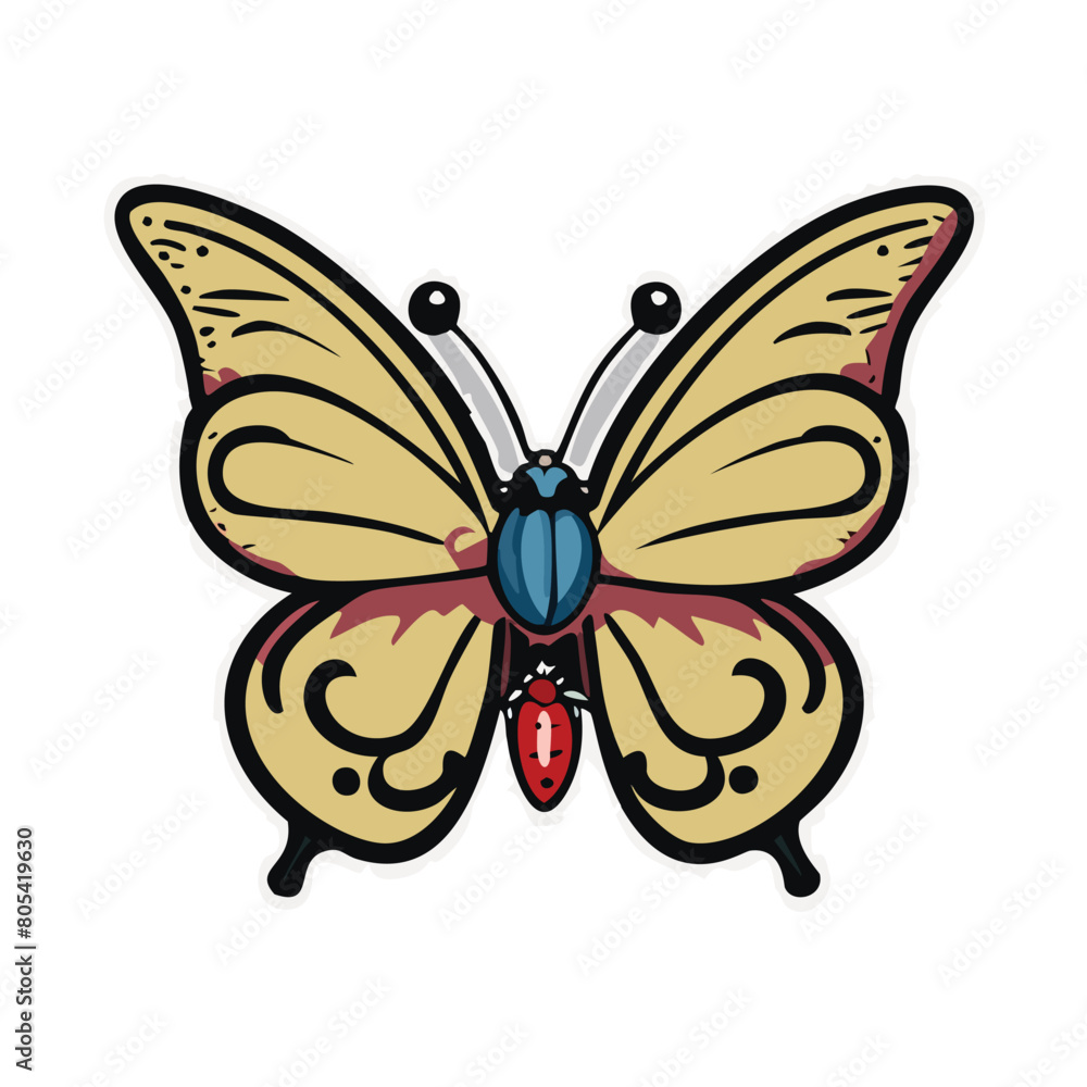 Illustration of Butterfly Illustration of Butterfly