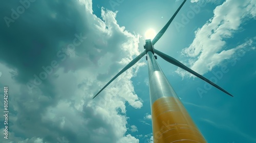 Wind turbines are continuously evolving with advancements in technology, photo