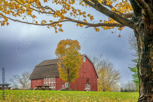 Old barn, Ambler Farm, Town of Wilton, CT, USA photo