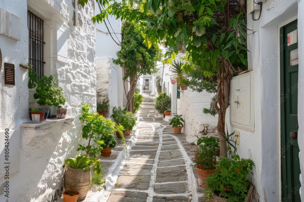 Fototapeta premium Heraklion cultural center - building with sky. Beautiful simple AI generated image in 4K, unique.