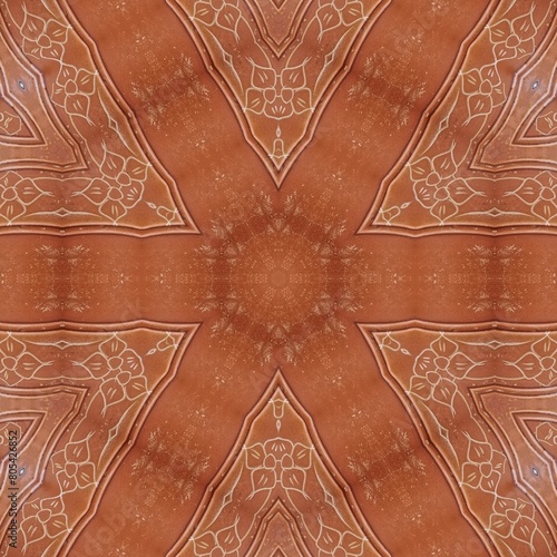 Mixed motifs handmade clay tiles photo. Antique formula to make fashionable interior or exterion decoration item. Handmade mud tiles that Suitable for interior and exterior flooring and roofing photo