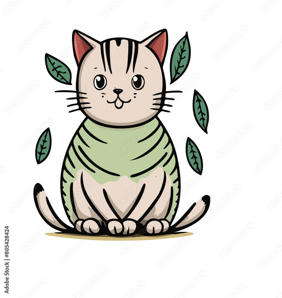 Obraz premium Cat illustration