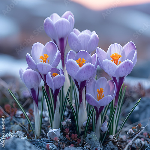 spring flowers in the garden