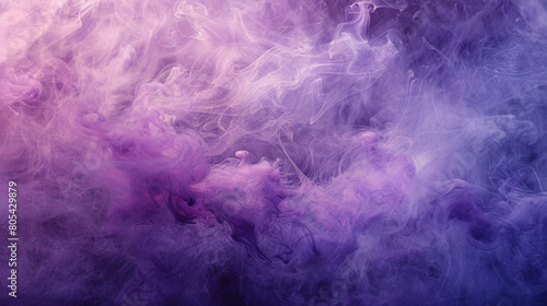 Smoke wafting across a canvas in a symphony of pastels, gently illuminated by a neon lavender texture that adds depth and interest.