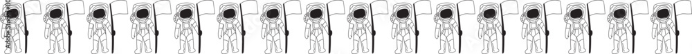 Pilot doodle line border illustration on transparent background.
Pilot doodle line border illustration on transparent background.