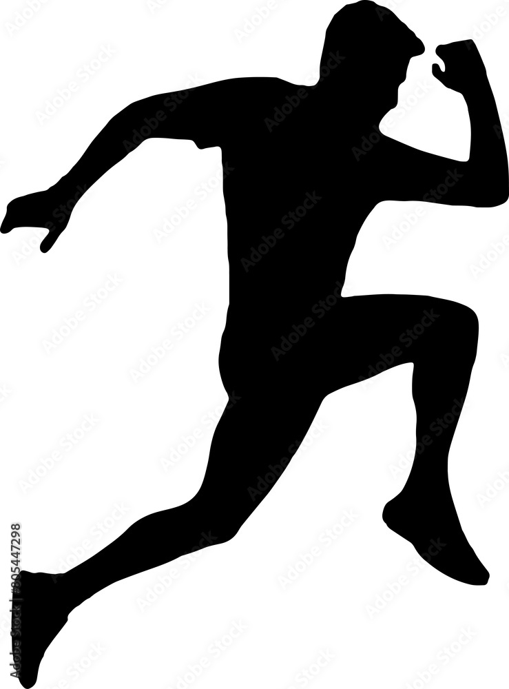 Sprinting man PNG vector silhouette. Sprint, fast run. Runner starts running. Start, Man running or jumping silhouette vector illustration isolated on transparent background Sprinting man PNG vector silhouette. Sprint, fast run. Runner starts running. Start, Man running or jumping silhouette vector illustration isolated on transparent background