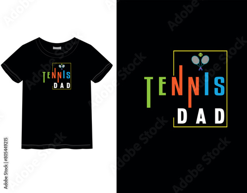 Tennis lover Father's Day t-shirt | Happy Father's Day 