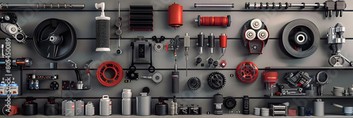 Quality & Innovation: An Extensive Collection of Premium Auto Parts Displayed Neatly