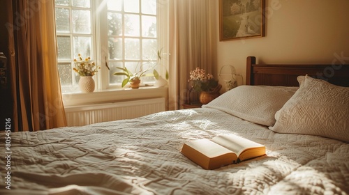 Wallpaper Mural Homely Christian-themed bed and breakfast with scripture verses and morning sunlight Torontodigital.ca