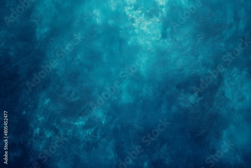 Cerulean blue grainy color gradient background glowing noise texture cover header poster design