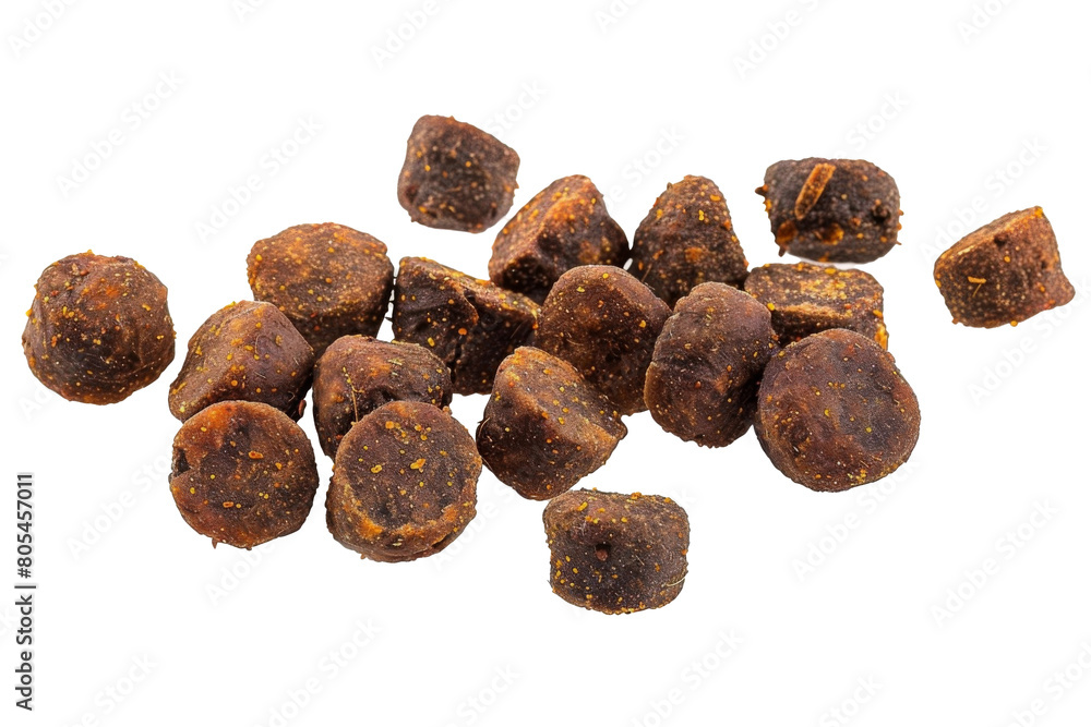 Dry dog food isolated on white background
Dry dog food isolated on white background