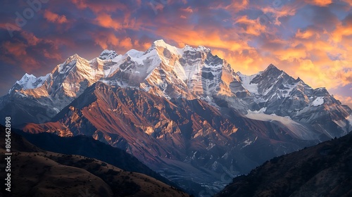 Through the lens of time, the mountains stand as silent witnesses to the passage of ages, their ancient peaks a testament to the enduring power of nature.