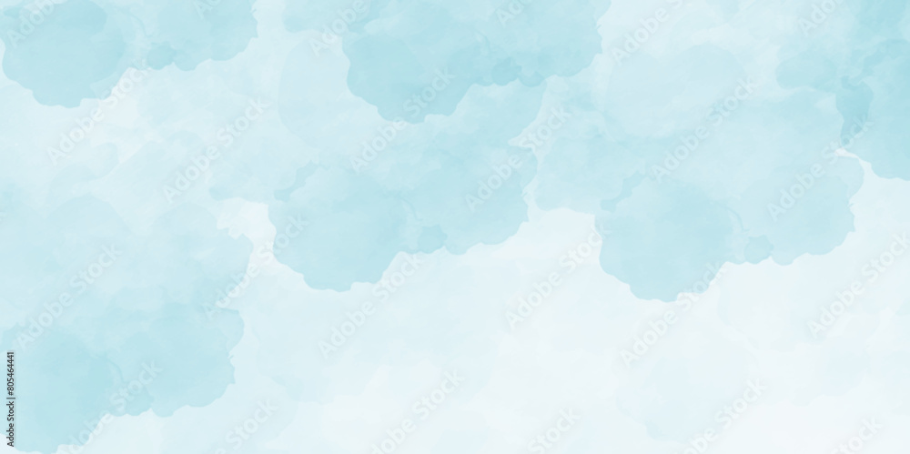 Obraz premium Abstract blue and white background with spotlight border and watercolor painted old grunge or smoke texture. blue wall, stone texture for the background. beautiful blue watercolor grunge. 