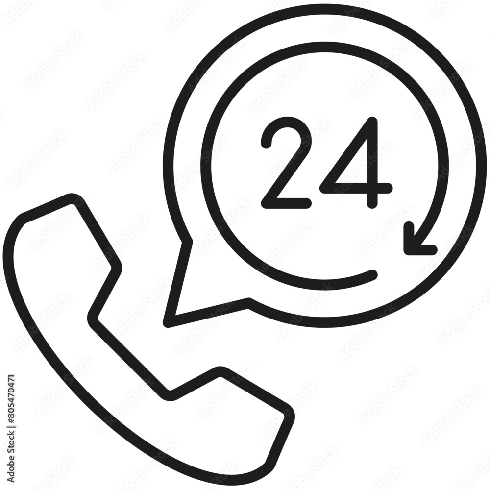 Hotel Services outline Icon Pack