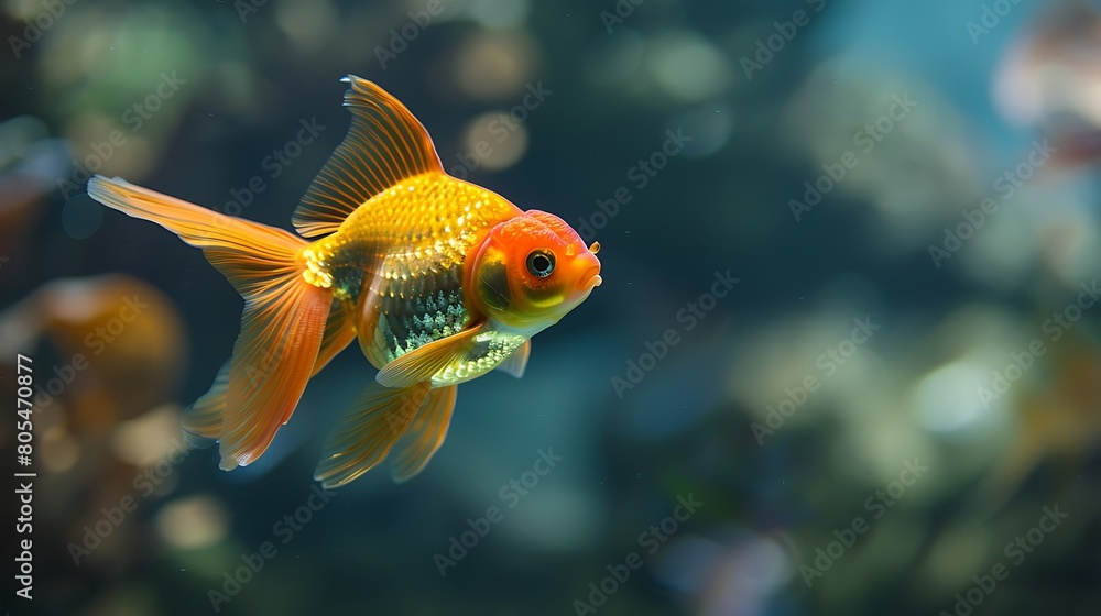 Gloden fish in the sea Gloden fish in the sea