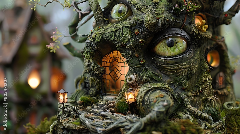 Obraz premium Green tree toys