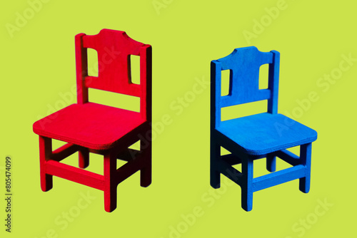 Großer und kleiner Stuhl