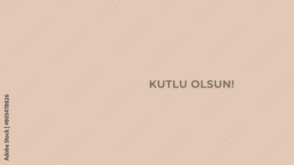 Happy 19 may ataturk commemoration youth and sports day animation.
Translation:19 mayıs atatürkü anma gençlik ve spor bayramı kutlu olsun animasyon Happy 19 may ataturk commemoration youth and sports day animation.
Translation:19 mayıs atatürkü anma gençlik ve spor bayramı kutlu olsun animasyon