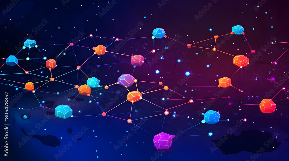 circular network connectivity banner for business strategy seminars circular network connectivity banner for business strategy seminars