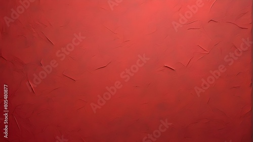 Texture or background of red paper, or a wall painted a deep shade of red