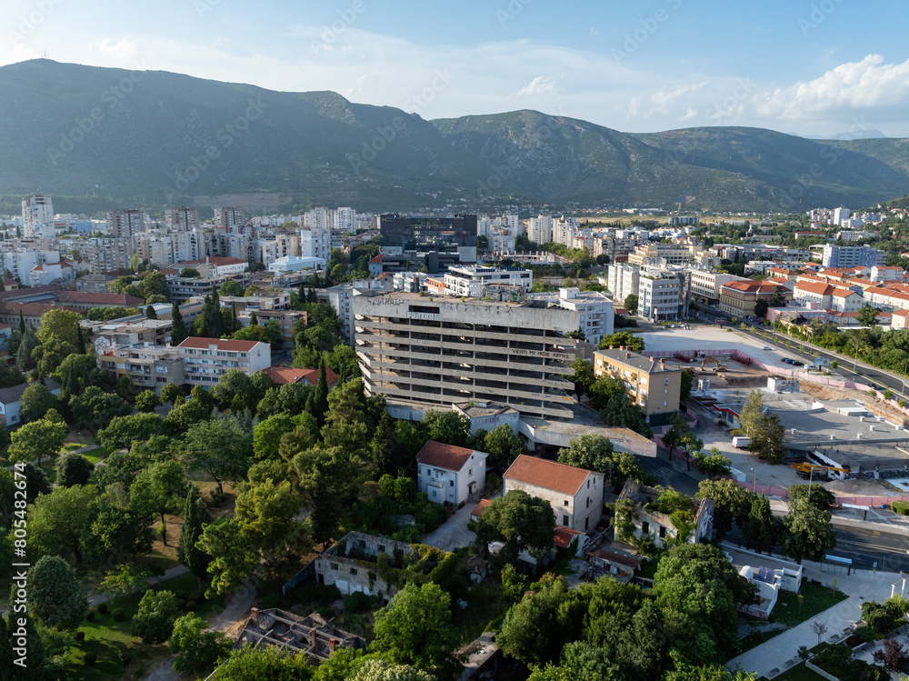 Abandoned Building - Mostar, Bosnia and Herzegovina