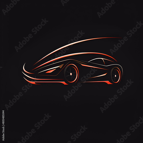 car logo  Car illustration Red car artwork design Cartoonist car