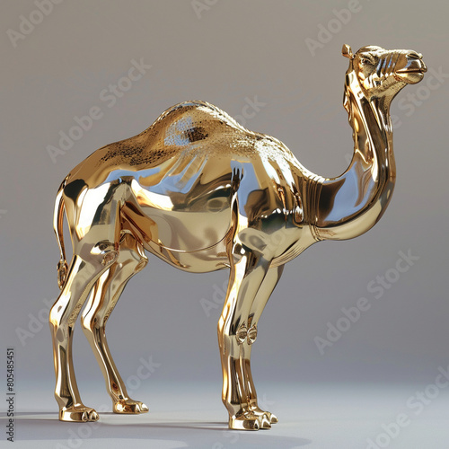 gold chrome camel