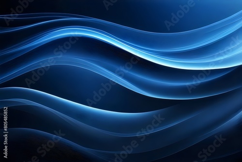 blue glowing abstract flow glass waves background, backgrounds, blue backgrounds, abstract background 