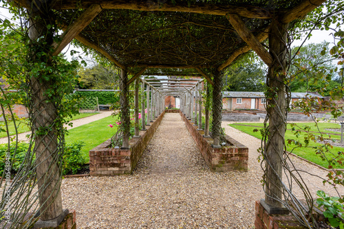 Slika na platnu walled garden rose pergola