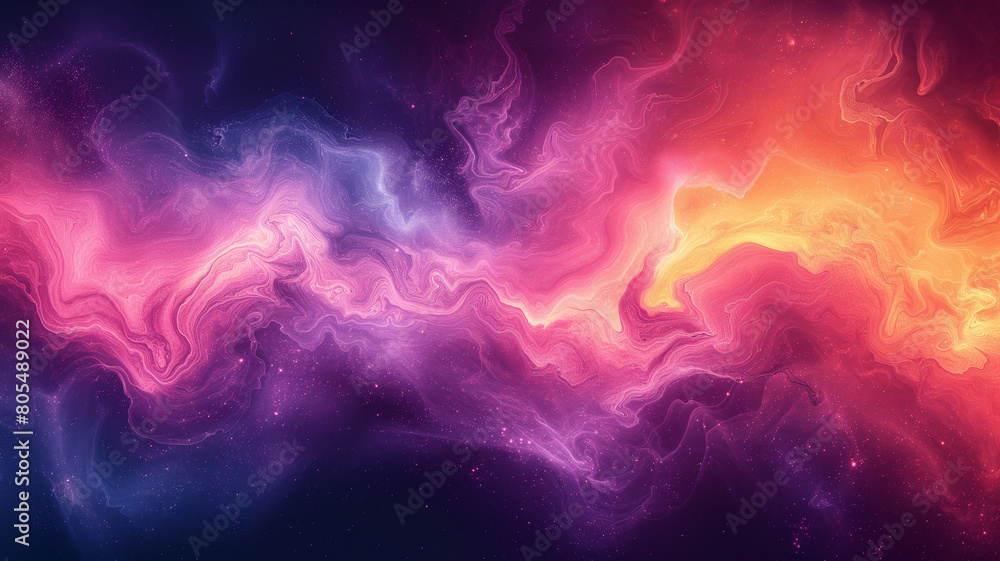 Glowing abstract background. Bright smooth luminous lines concept poster. Glowing smoke decorative horizontal banner. Digital raster bitmap illustration. AI artwork. Glowing abstract background. Bright smooth luminous lines concept poster. Glowing smoke decorative horizontal banner. Digital raster bitmap illustration. AI artwork.