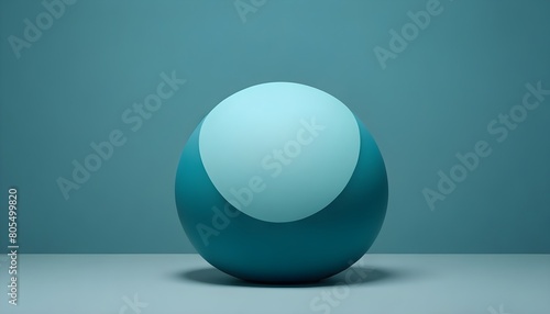 Blue Shape Background: Backdrop Abstract Smooth Design
