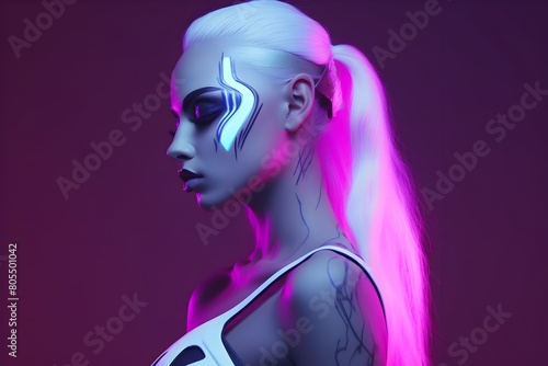 Acidwave Britpop  A Female Dark Elf s Captivating Online Presence in the Gaming World